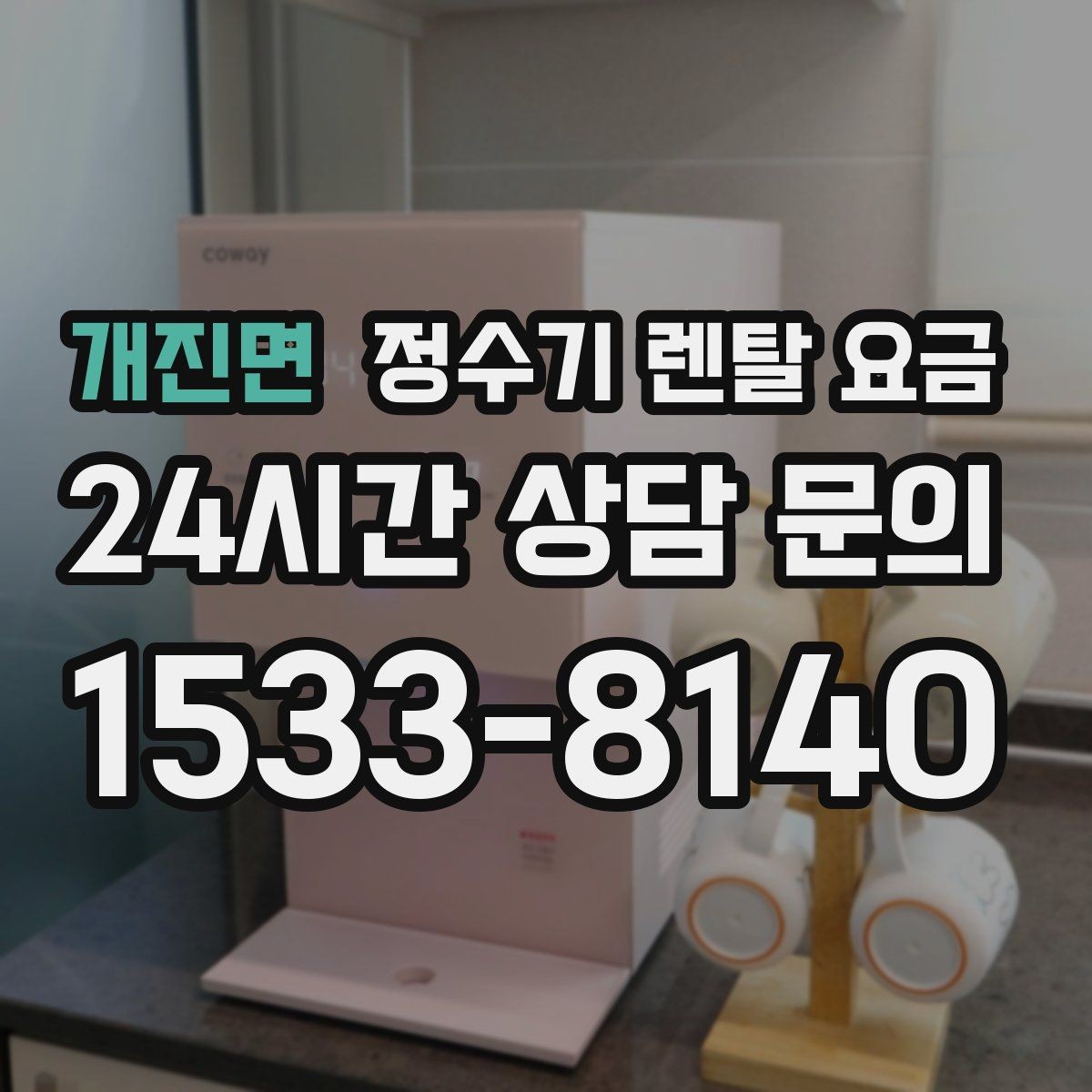 개진면 정수기 렌탈 요금 얼음 정수기가 비싼 이유 정리