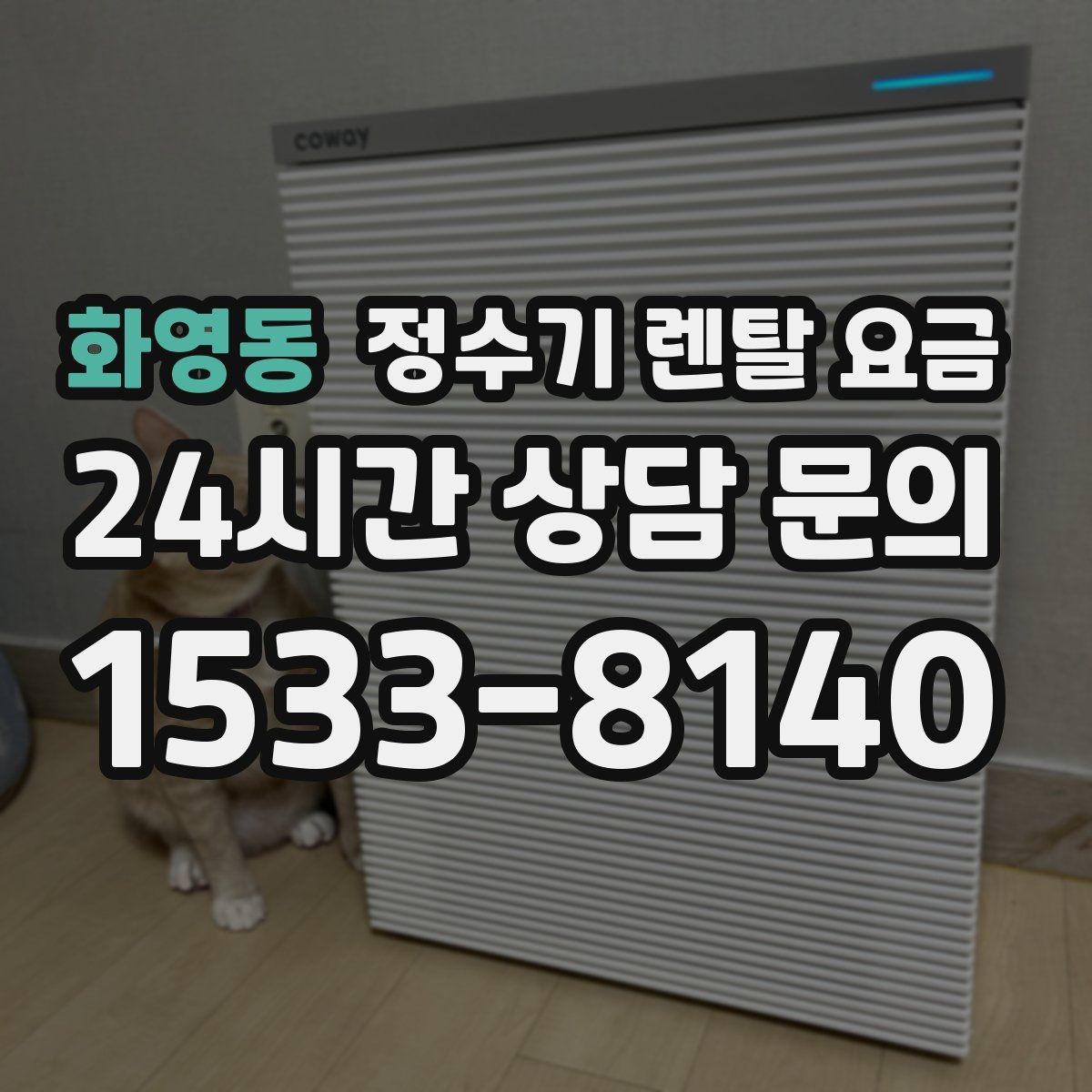 화영동 정수기 렌탈 요금 렌탈 종료 후 선택지 정리