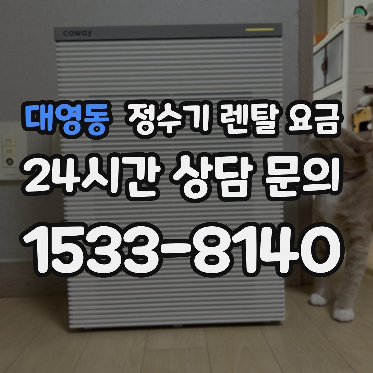 대영동 정수기 렌탈 요금