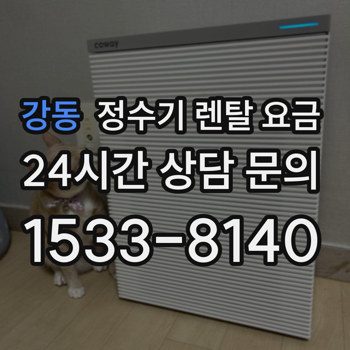 강동 정수기 렌탈 요금