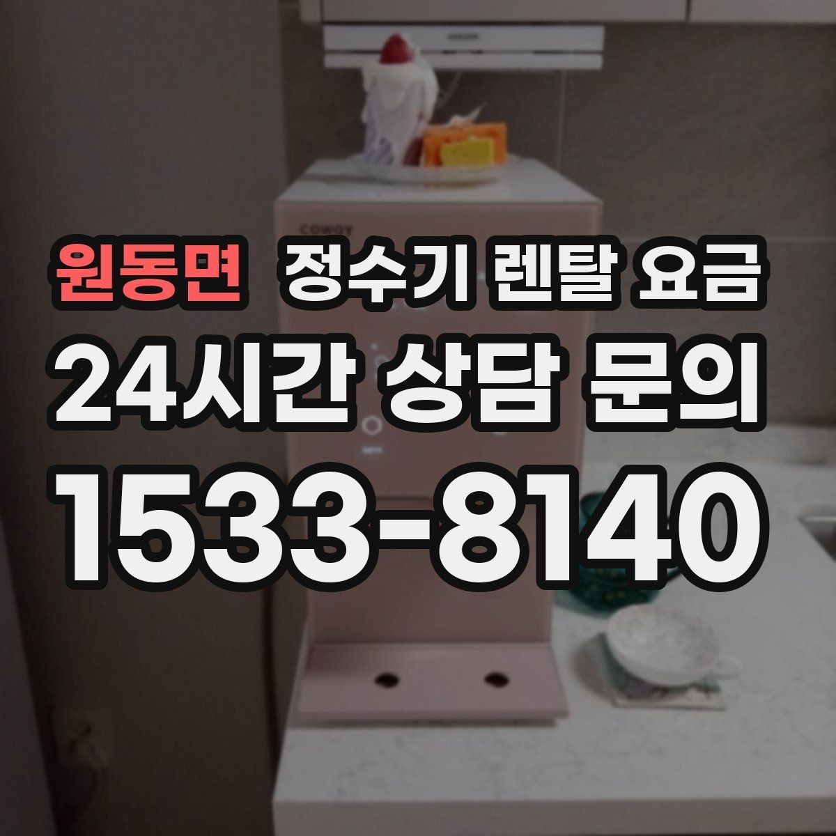 원동면 정수기 렌탈 요금 불필요한 기능을 빼는 기준