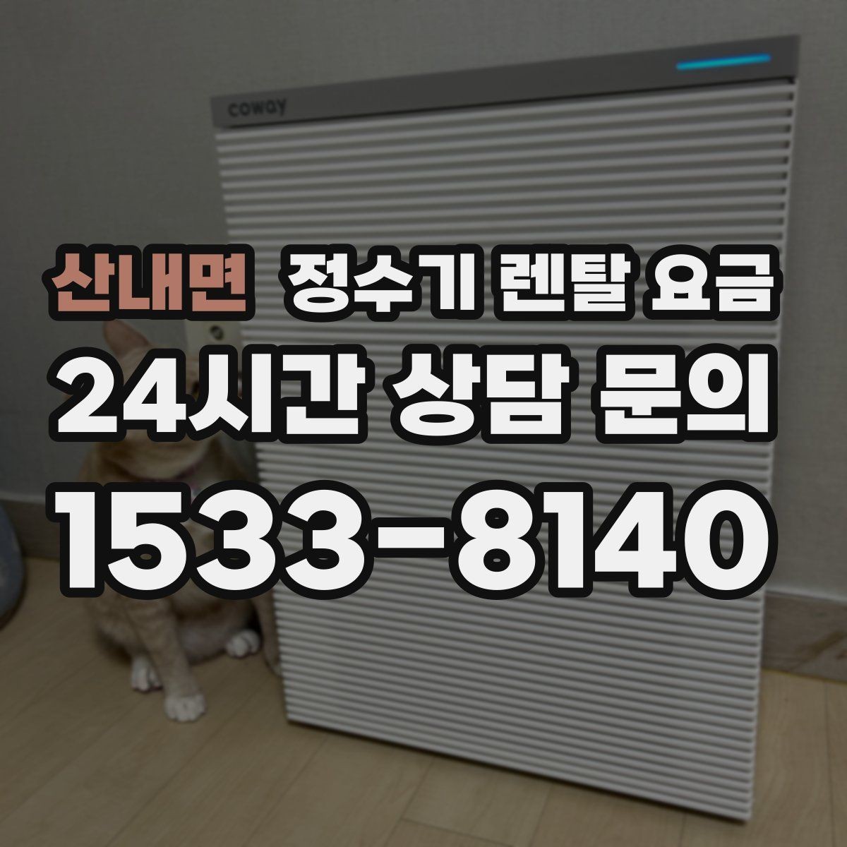 산내면 정수기 렌탈 요금 실제 사용 기준으로 비교하는 방법
