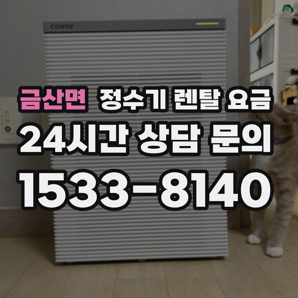 금산면 정수기 렌탈 요금