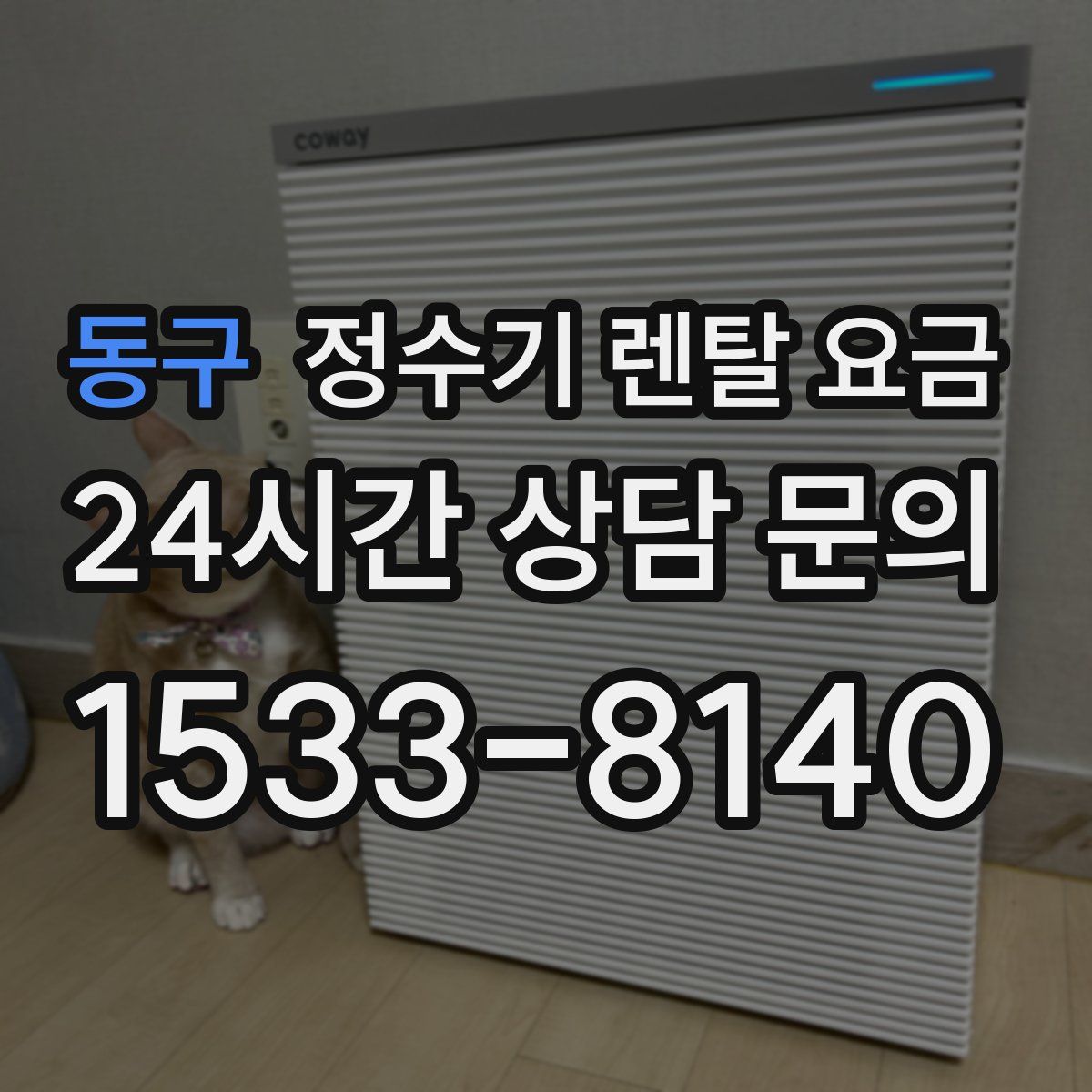 동구 정수기 렌탈 요금