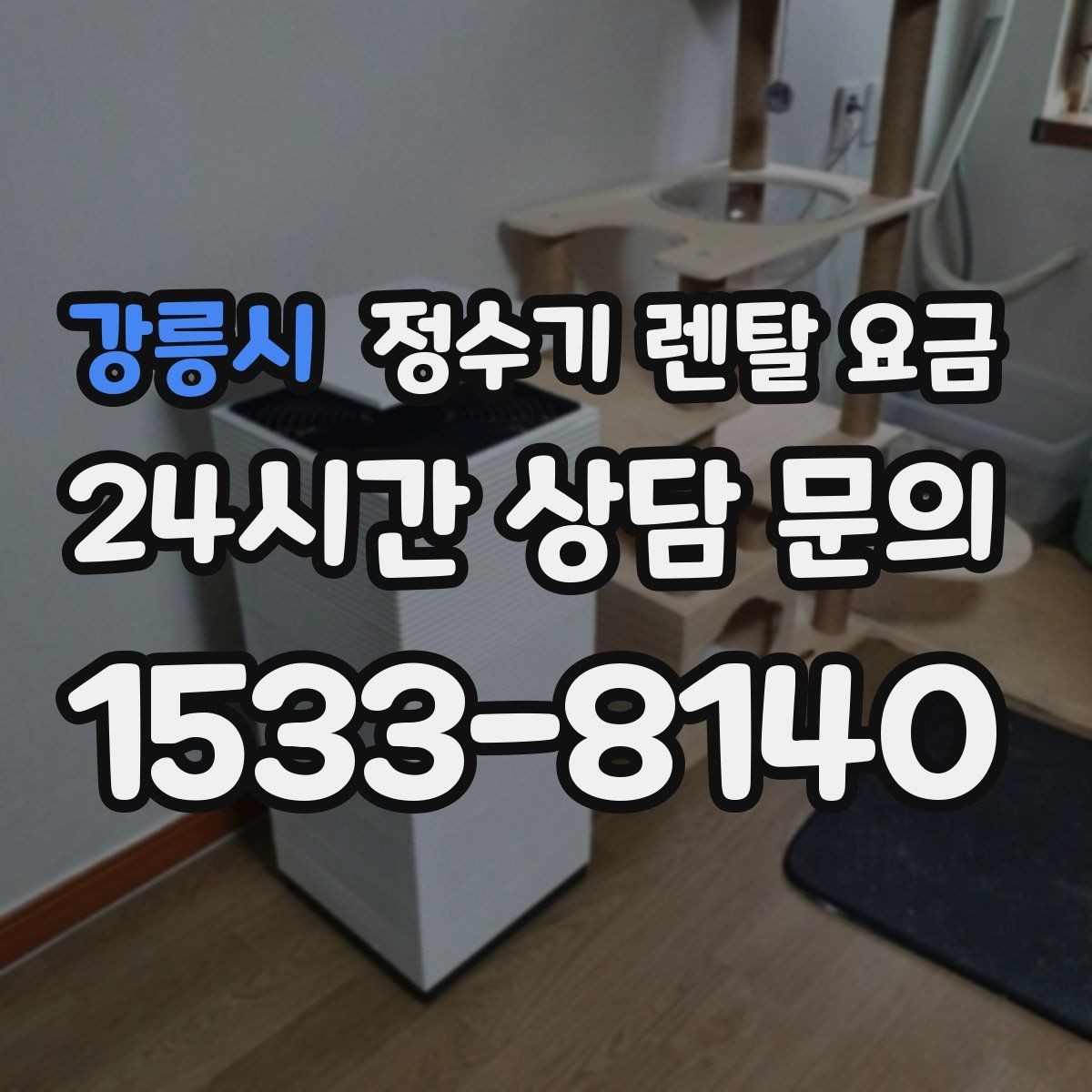 강릉시 정수기 렌탈 요금 월초와 월말 설치 차이