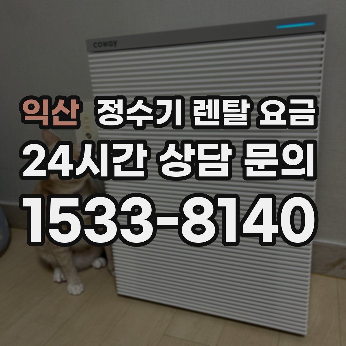 익산 정수기 렌탈 요금 주방 동선까지 고려해야 하는 이유