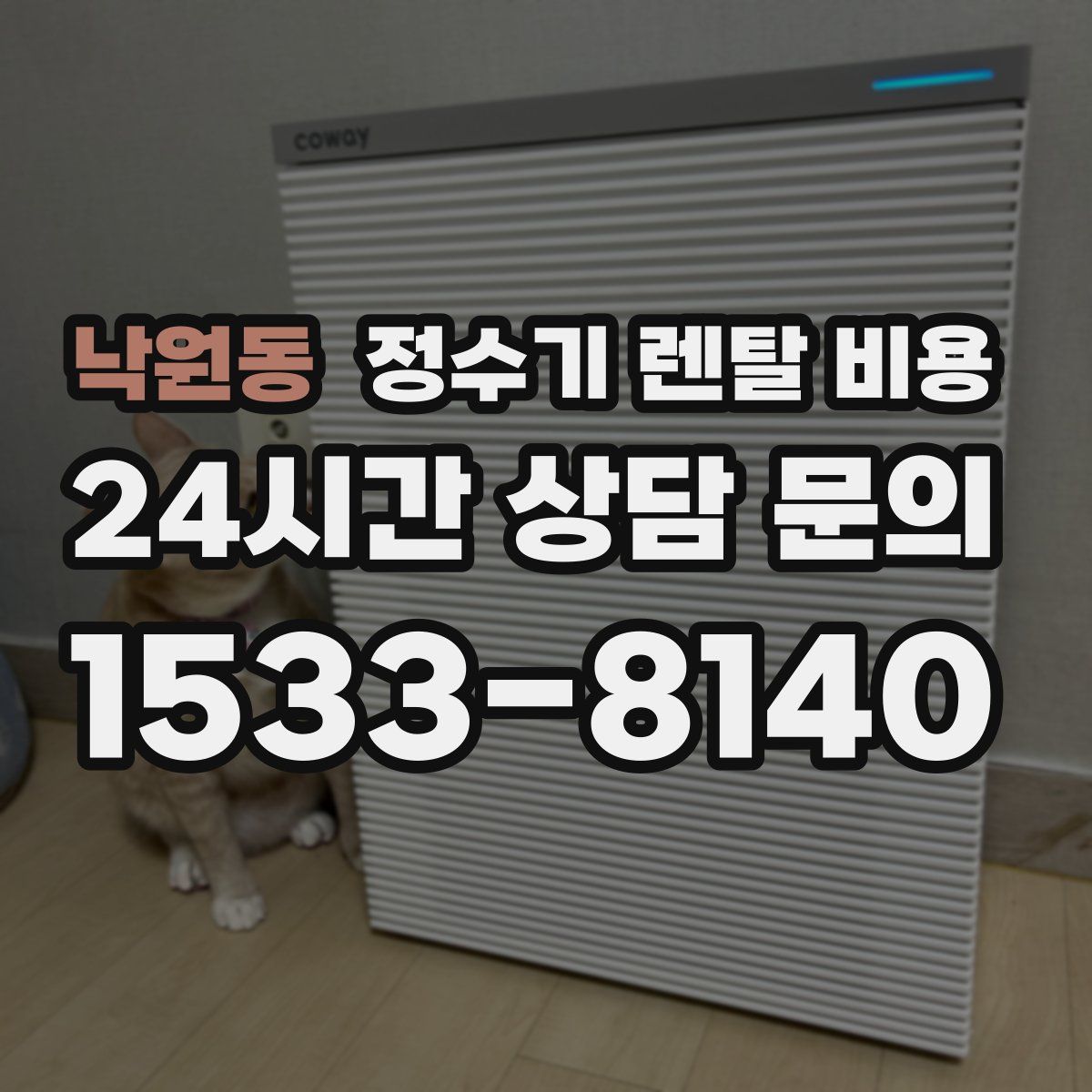 낙원동 정수기 렌탈 비용