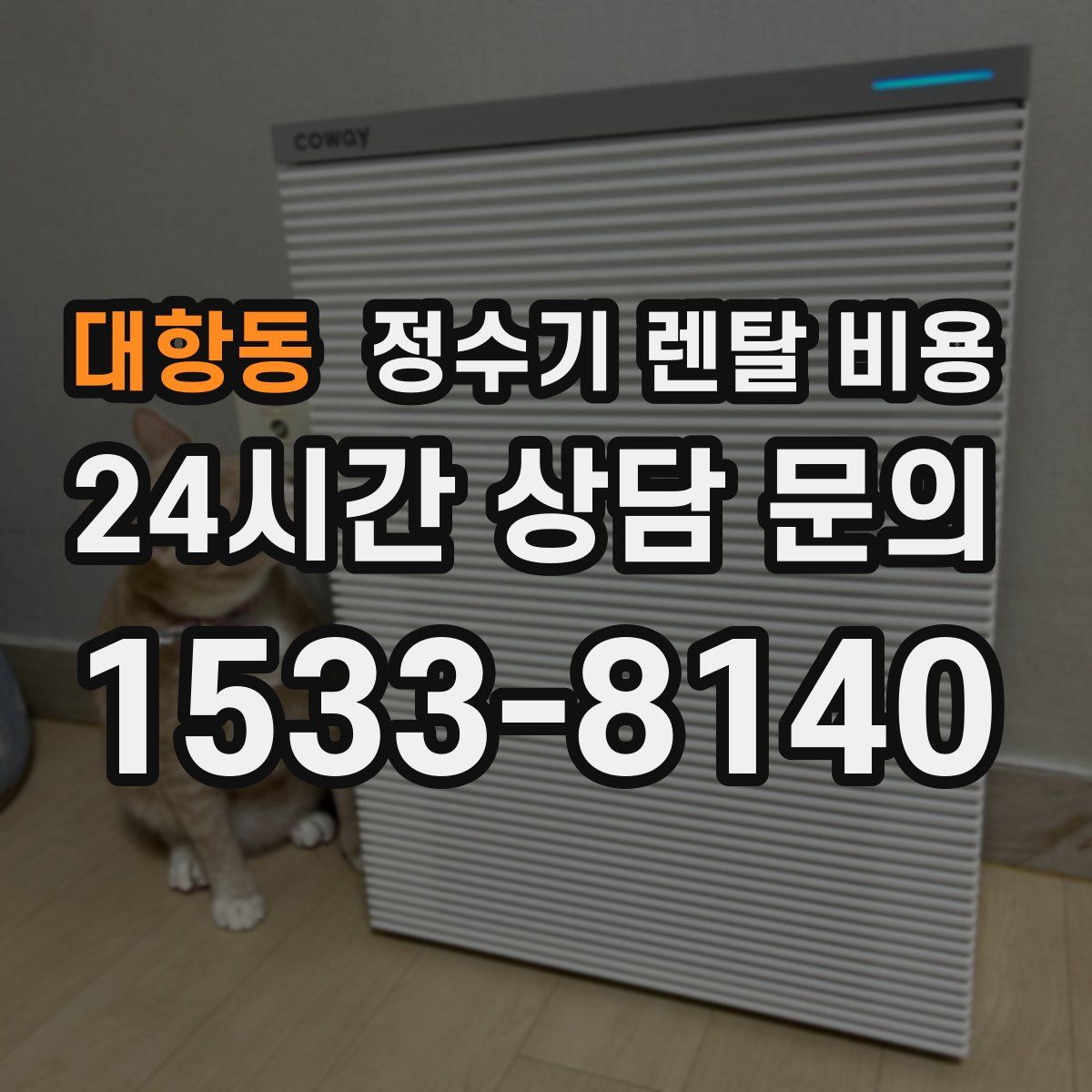 대항동 정수기 렌탈 비용