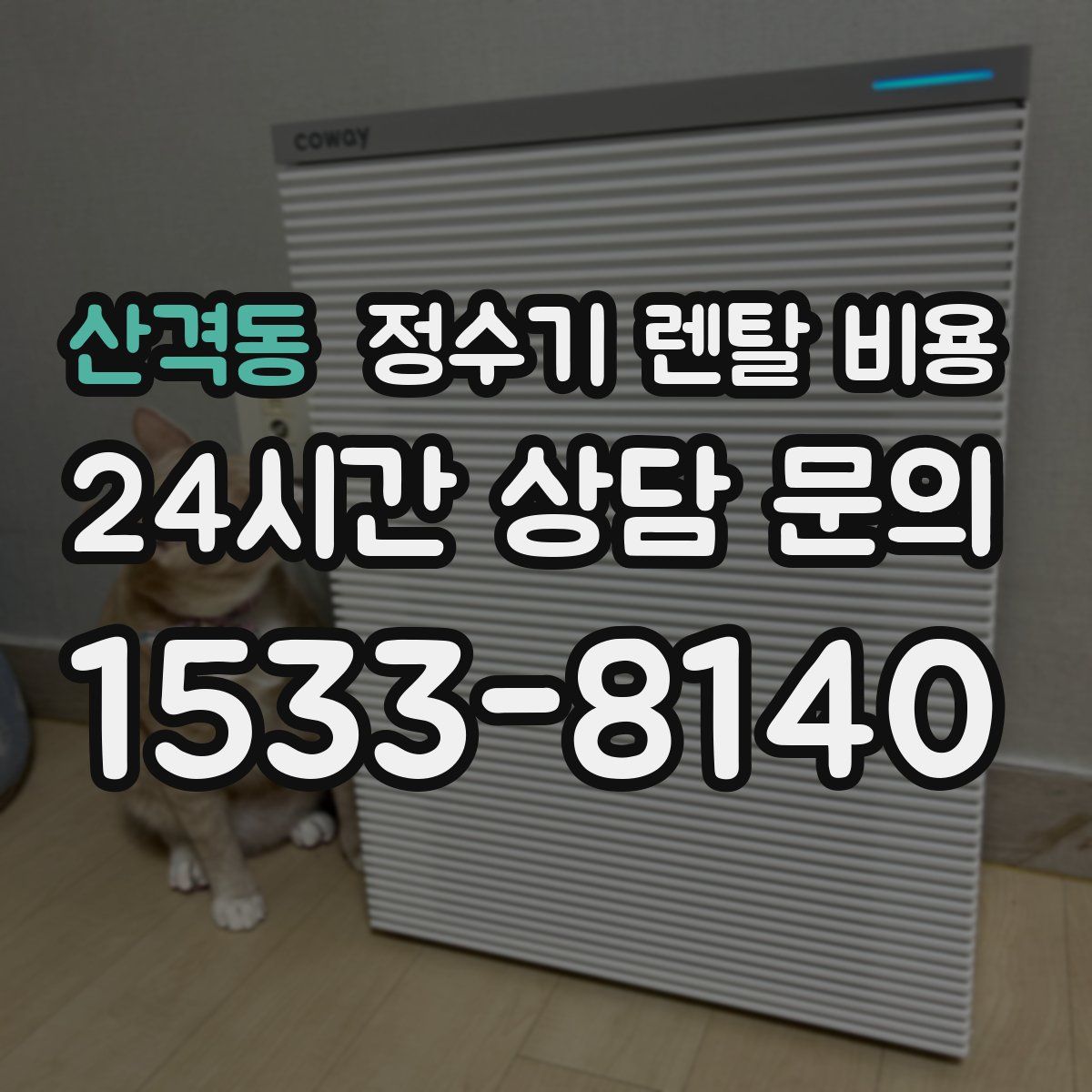 산격동 정수기 렌탈 비용