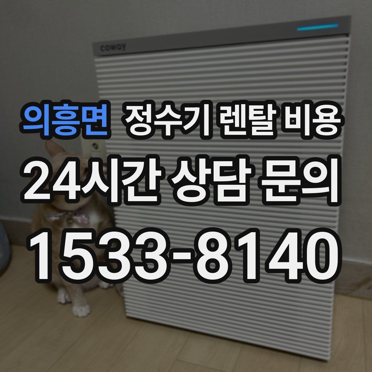 의흥면 정수기 렌탈 비용 카드 없이 비교해야 하는 이유