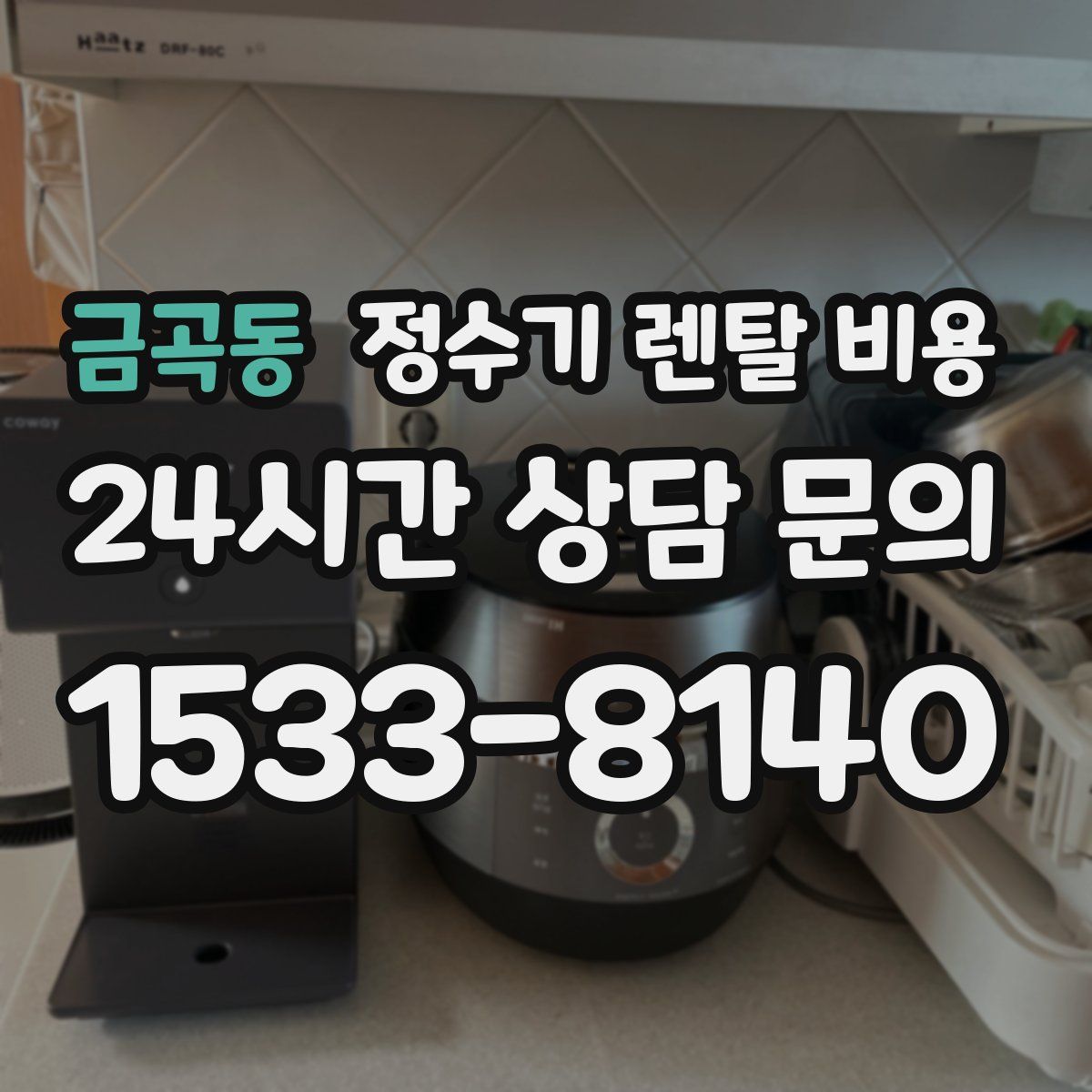 금곡동 정수기 렌탈 비용