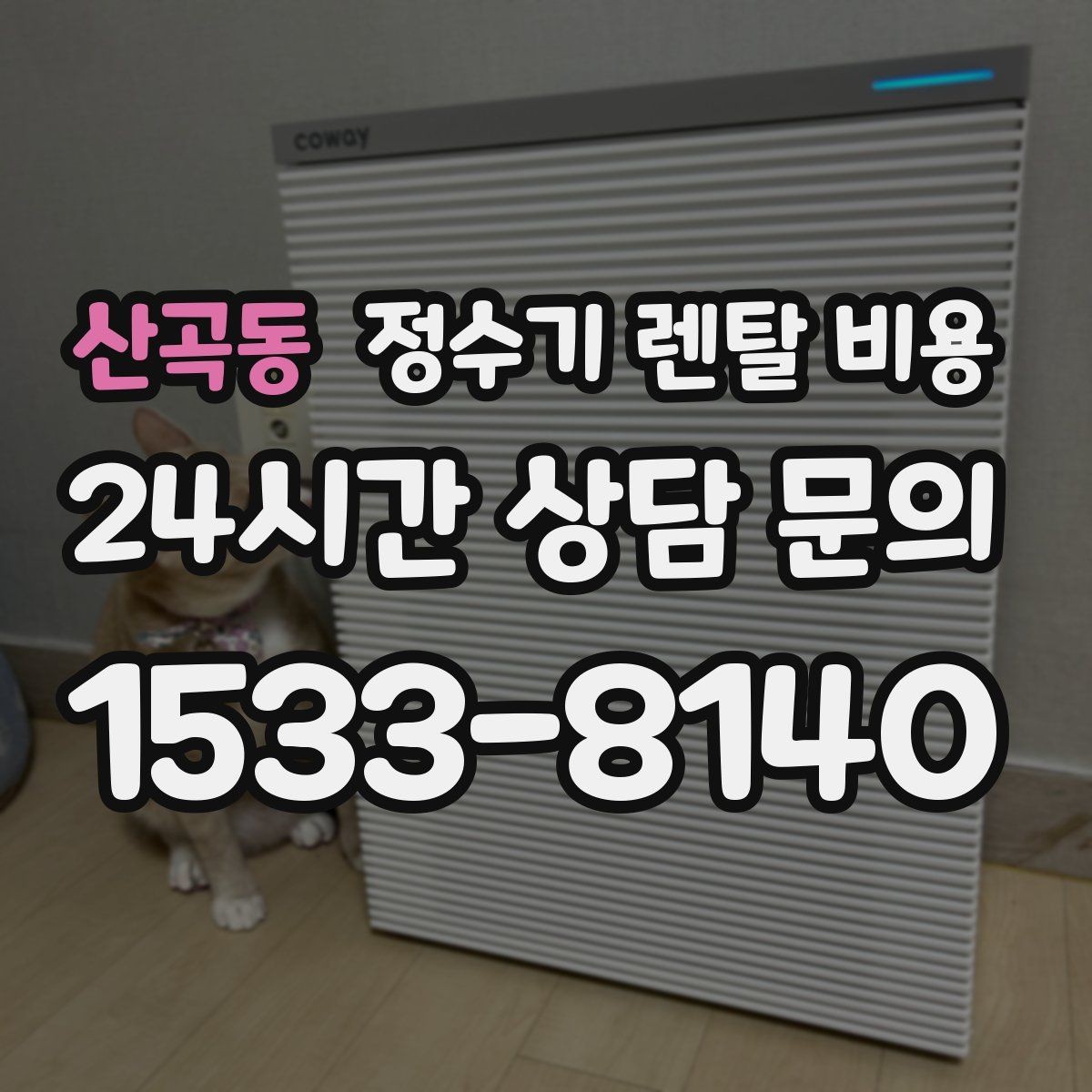 산곡동 정수기 렌탈 비용 이전 설치 비용까지 따져보는 방법