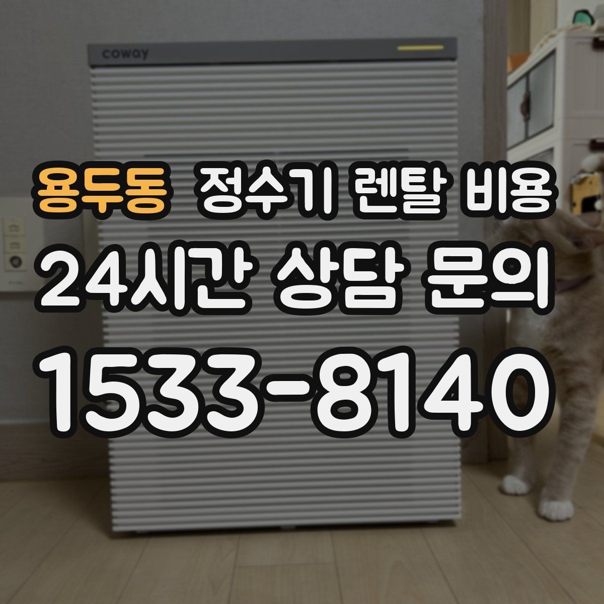 용두동 정수기 렌탈 비용 물 사용량이 많은 집의 선택 기준