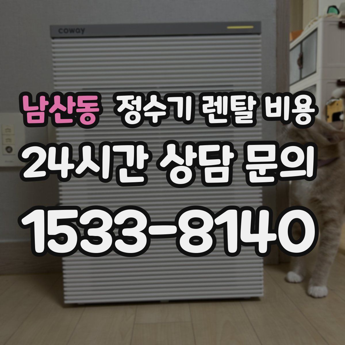 남산동 정수기 렌탈 비용