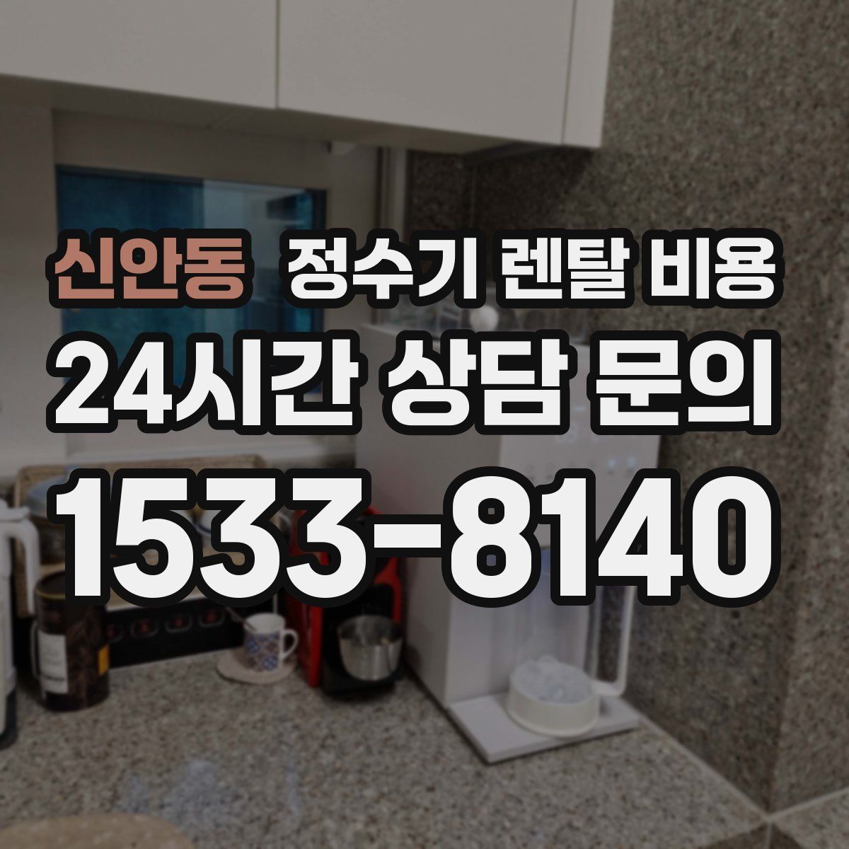신안동 정수기 렌탈 비용