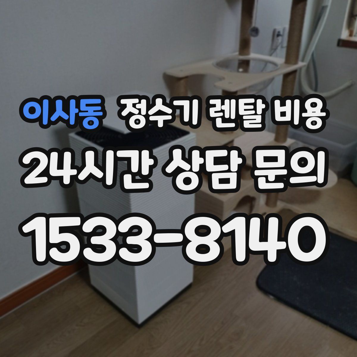 이사동 정수기 렌탈 비용