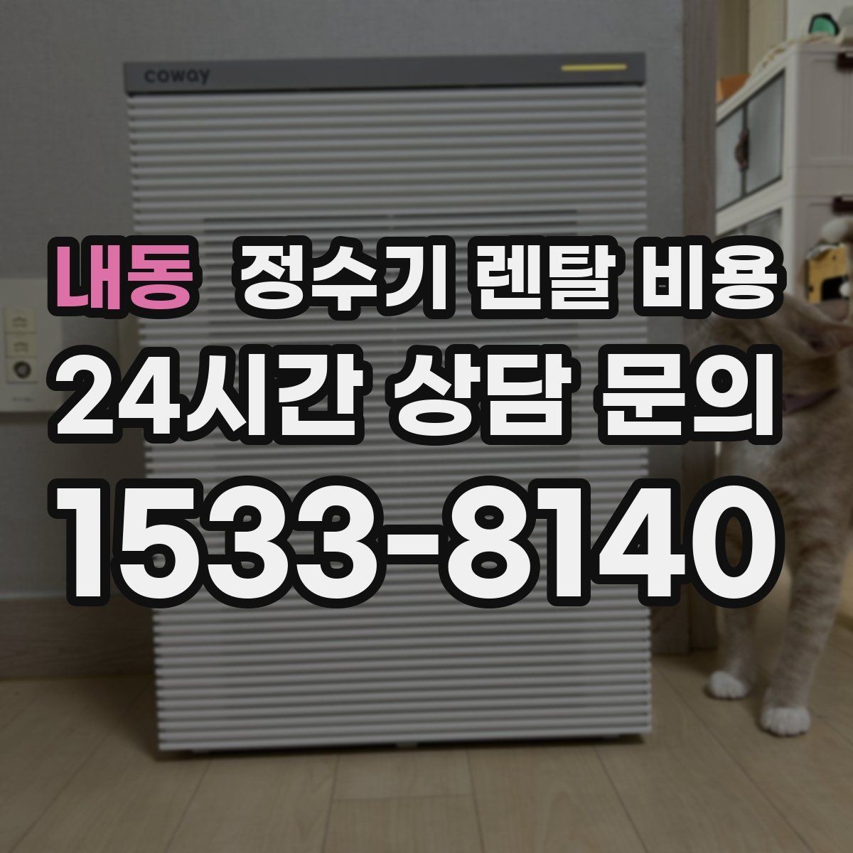 내동 정수기 렌탈 비용 직접 비교가 필요한 이유
