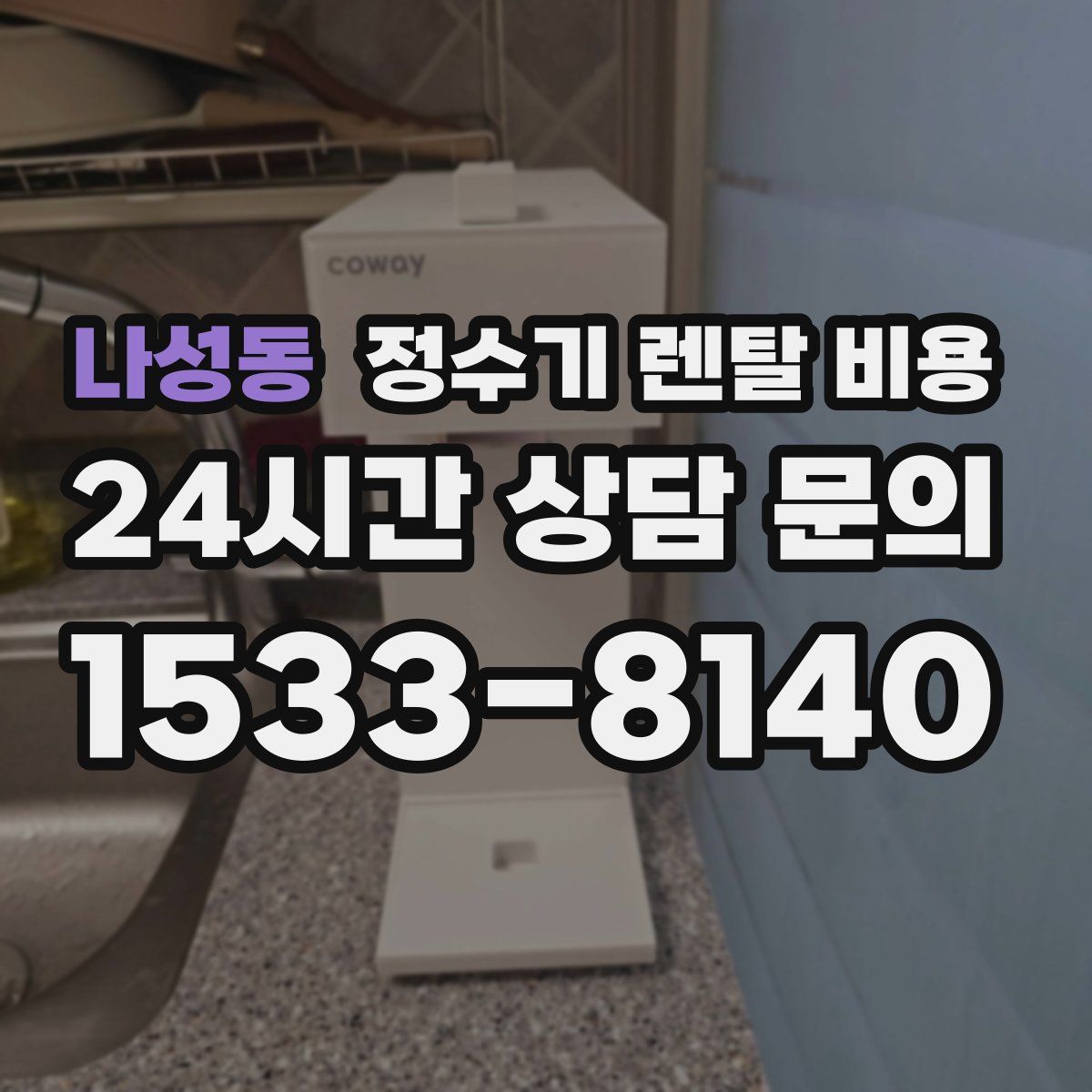 나성동 정수기 렌탈 비용