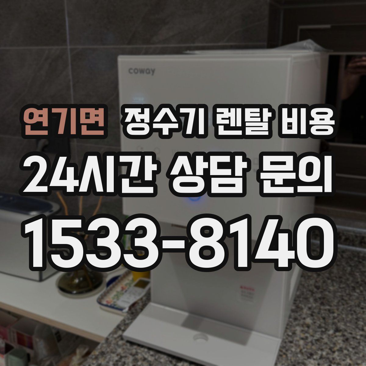 연기면 정수기 렌탈 비용