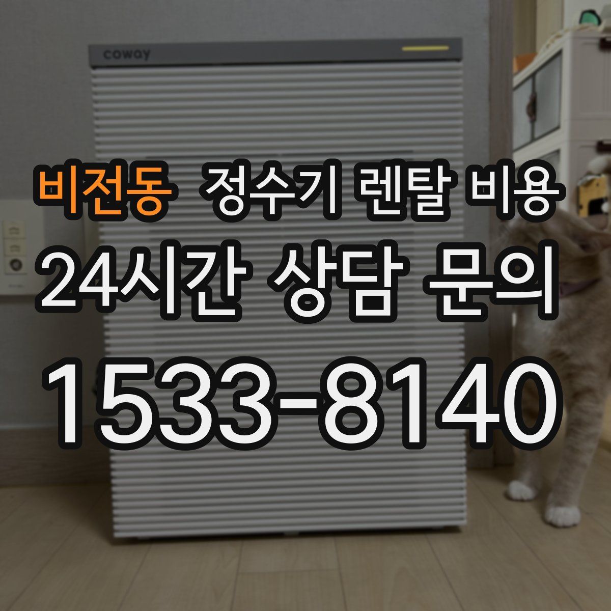 비전동 정수기 렌탈 비용