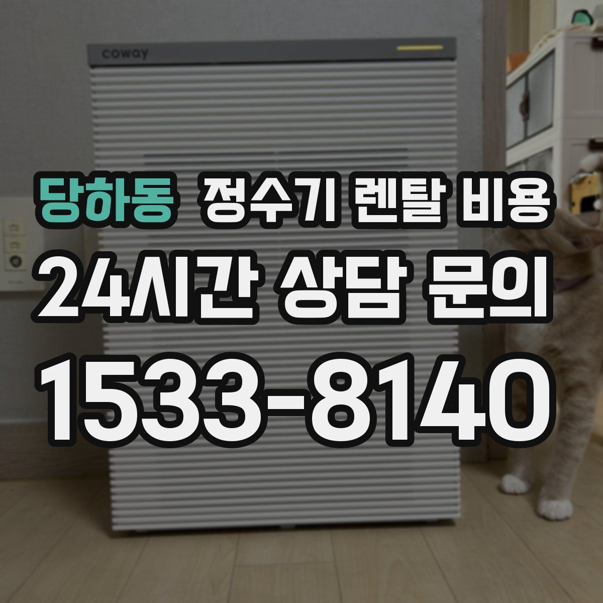 당하동 정수기 렌탈 비용