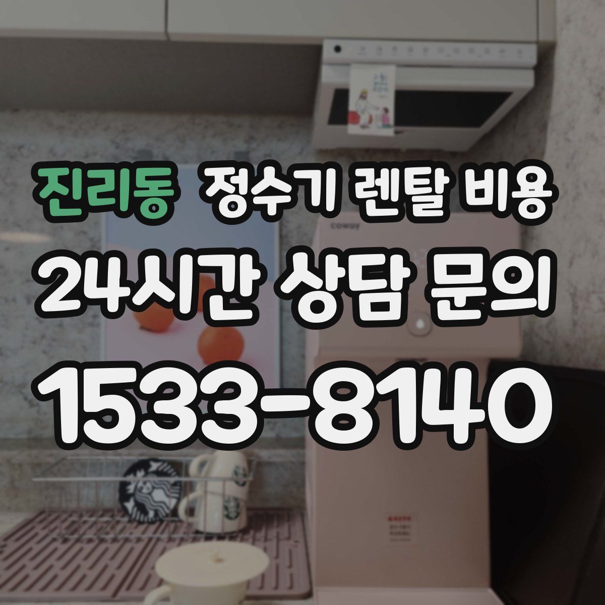 진리동 정수기 렌탈 비용