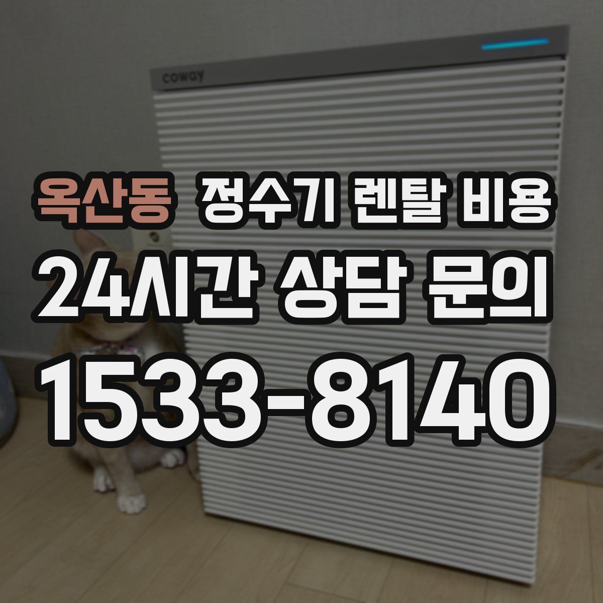 옥산동 정수기 렌탈 비용