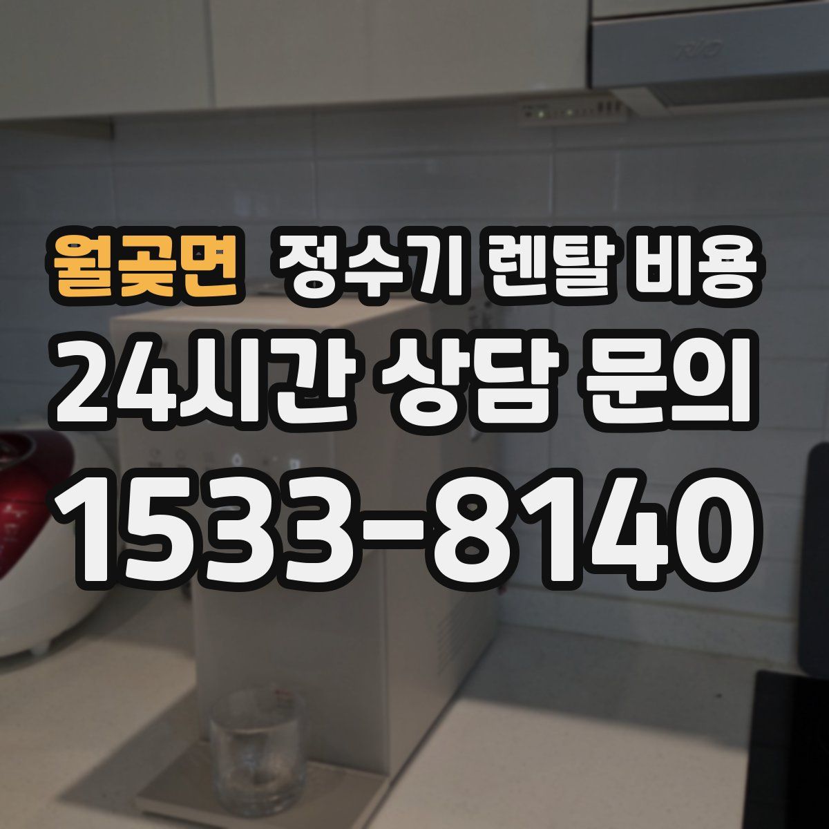 월곶면 정수기 렌탈 비용
