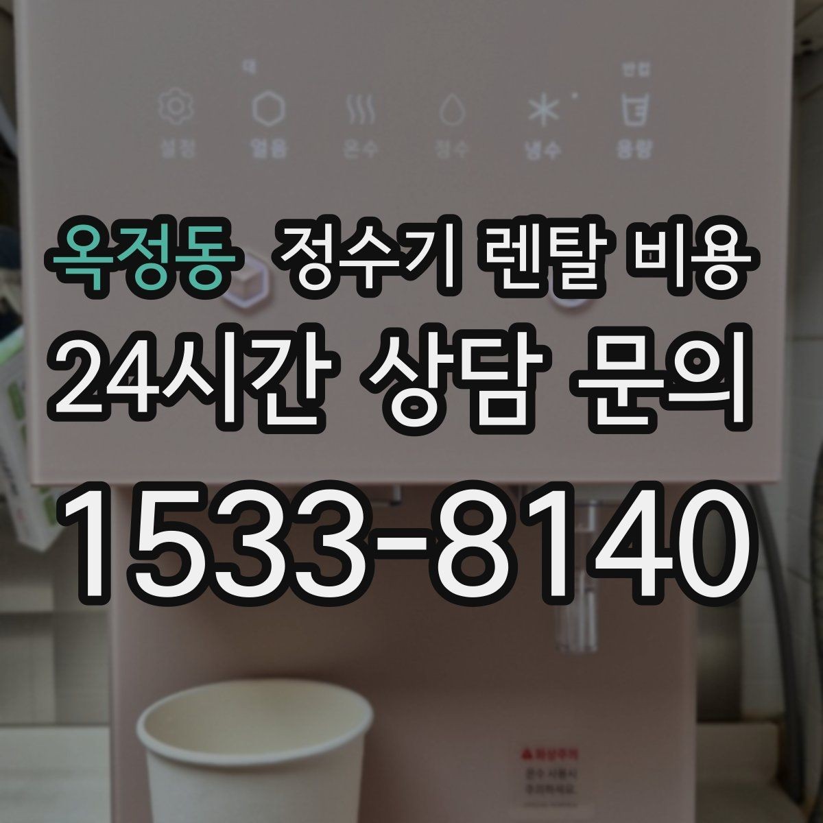옥정동 정수기 렌탈 비용 렌탈 후 만족도를 좌우하는 요소들