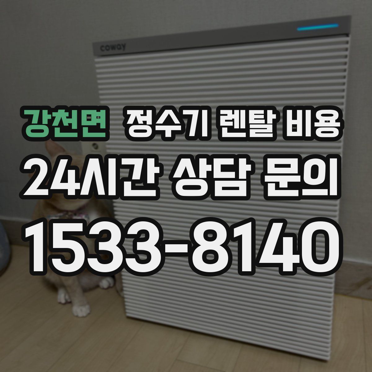 강천면 정수기 렌탈 비용