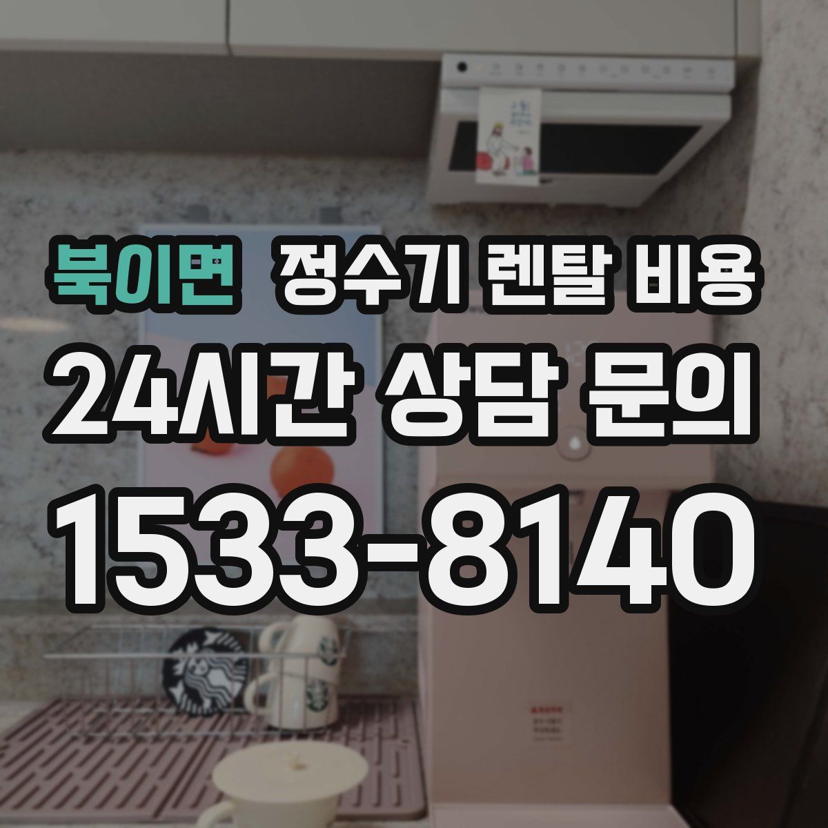 북이면 정수기 렌탈 비용