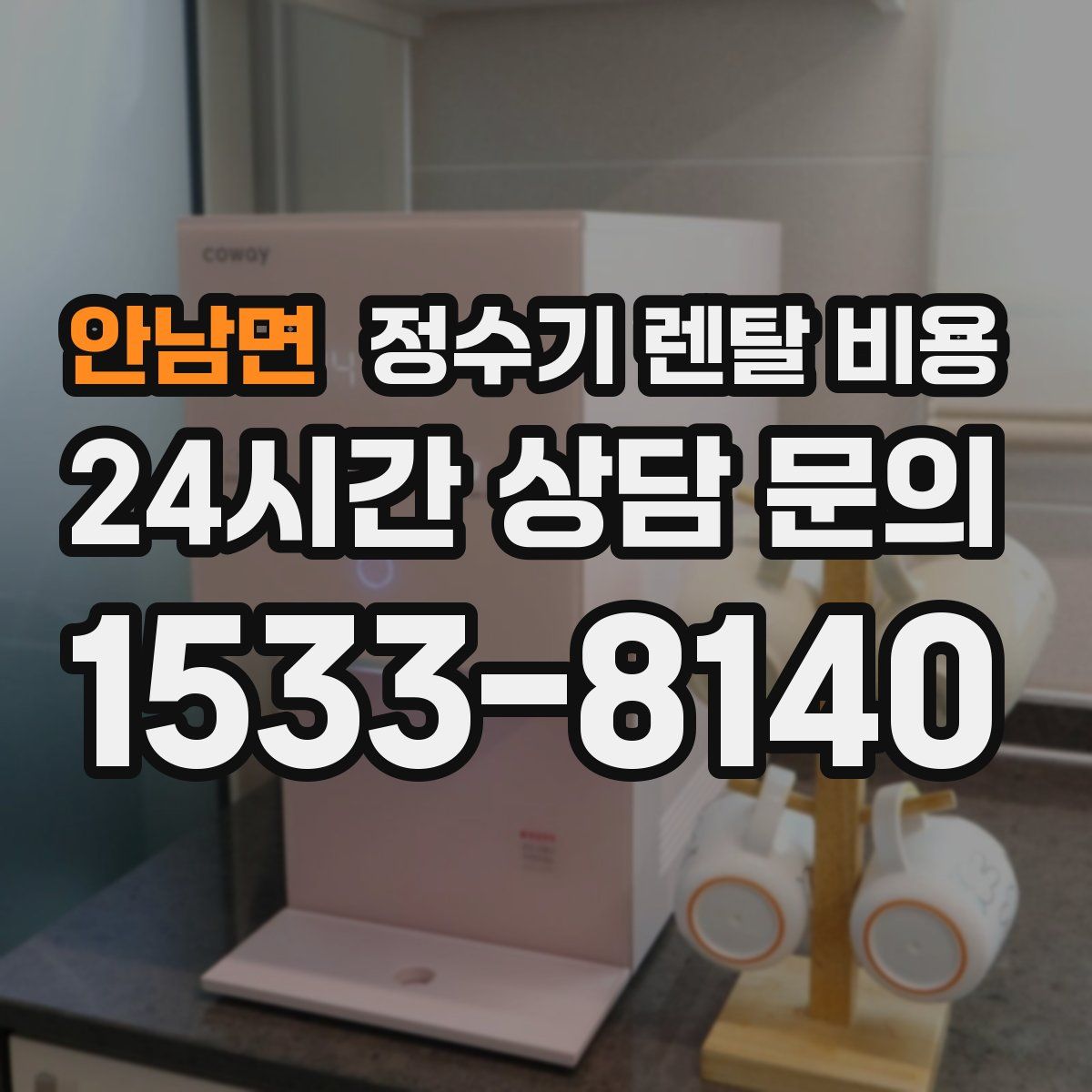 안남면 정수기 렌탈 비용