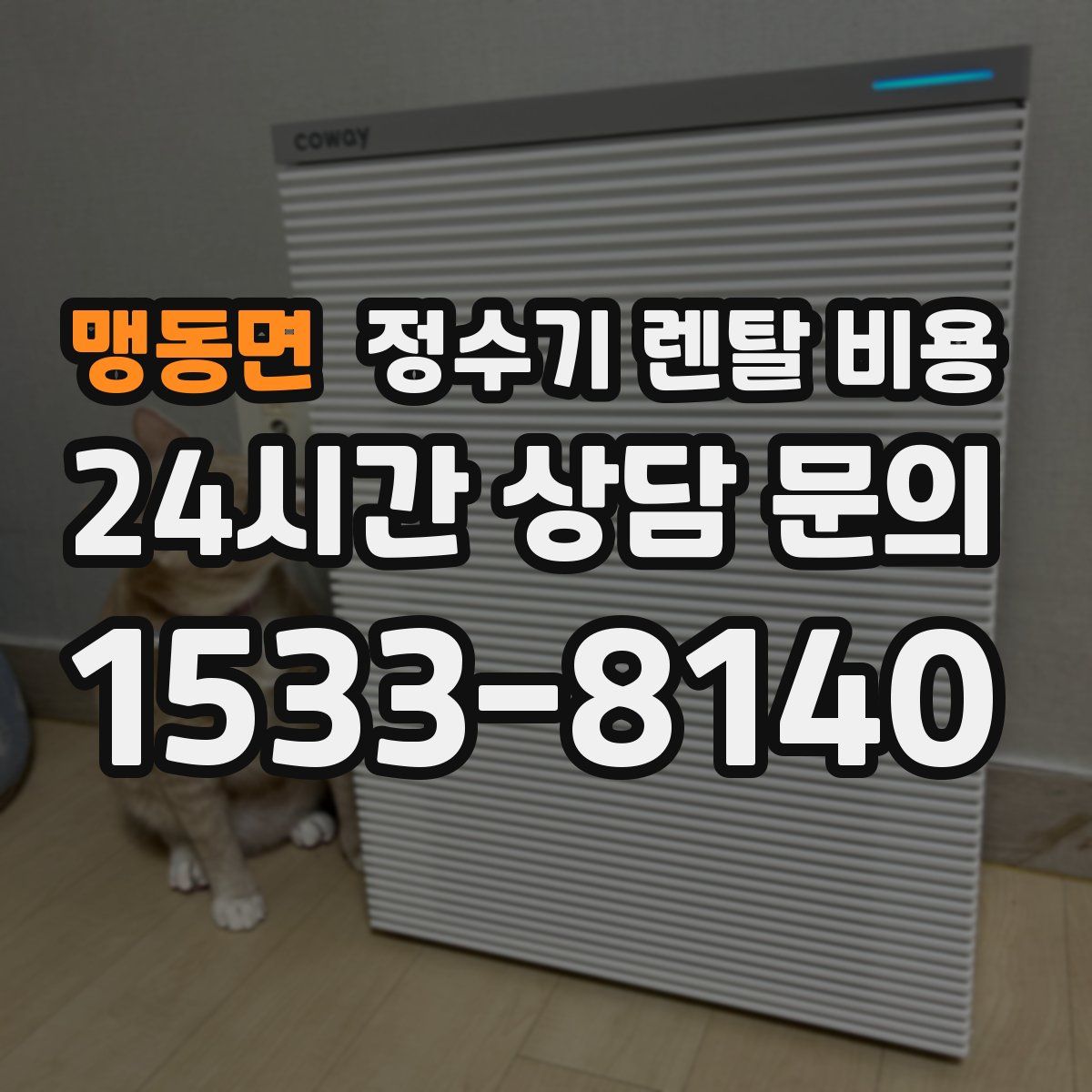 맹동면 정수기 렌탈 비용