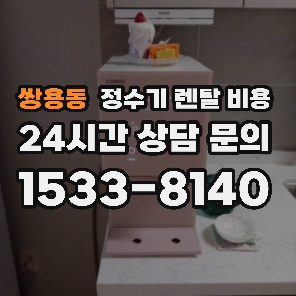 쌍용동 정수기 렌탈 비용 아이 있는 집에서 중요한 기능