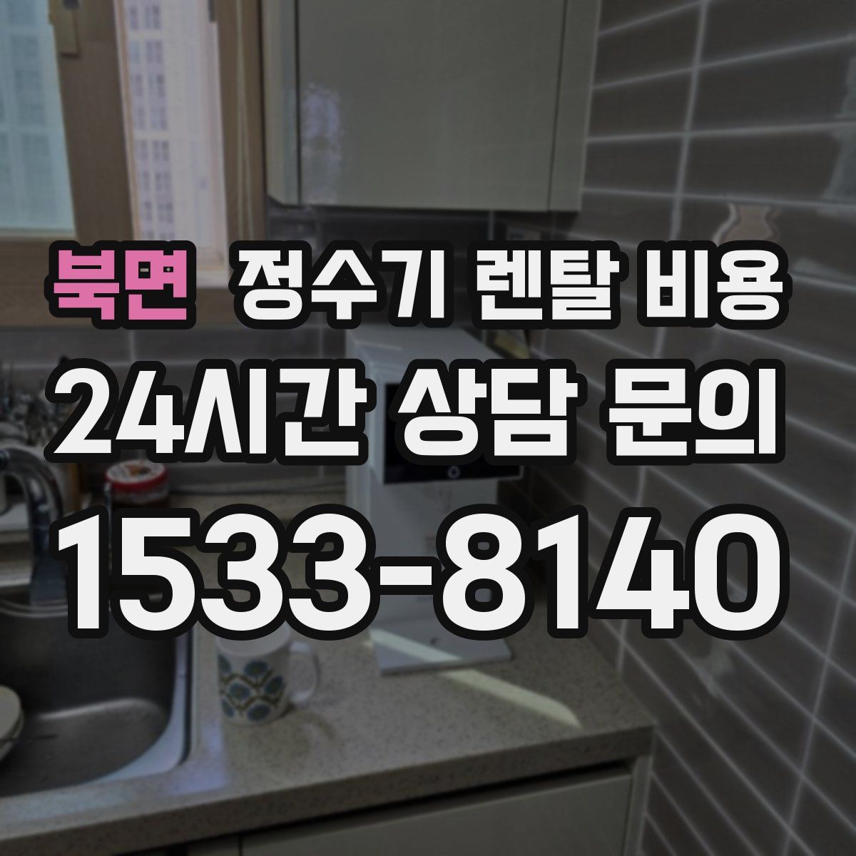 북면 정수기 렌탈 비용