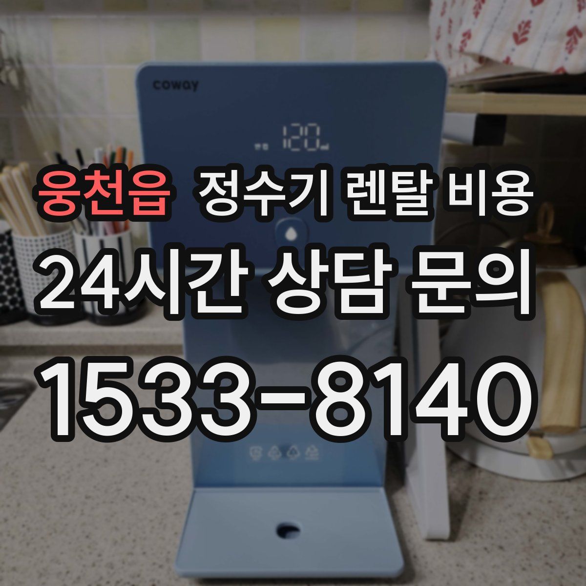 웅천읍 정수기 렌탈 비용