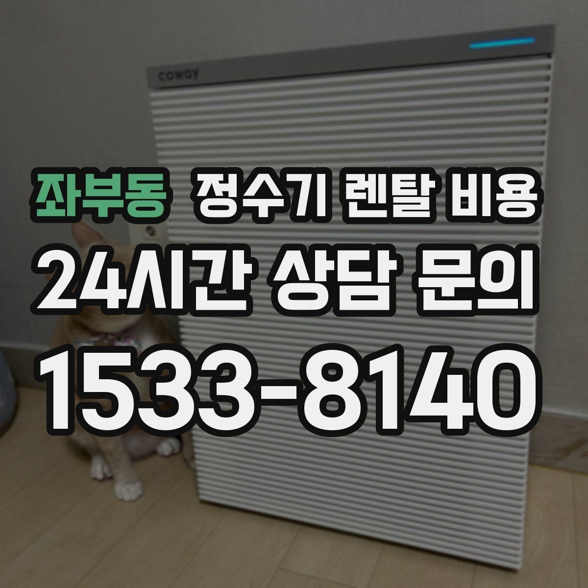 좌부동 정수기 렌탈 비용 렌탈 종료 후 선택지 정리