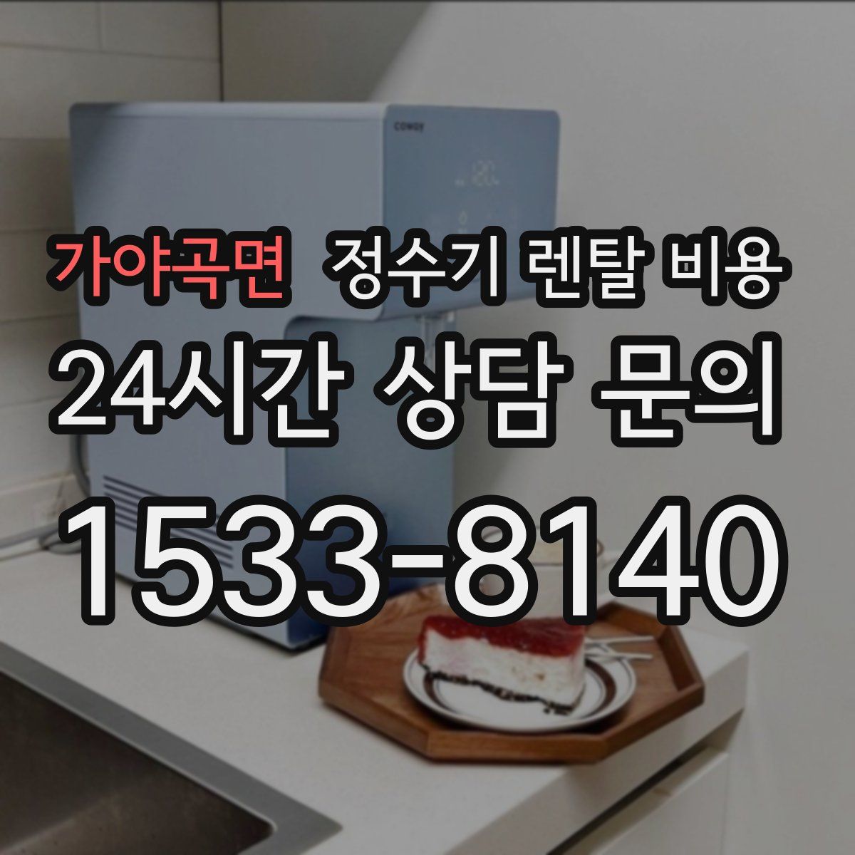 가야곡면 정수기 렌탈 비용