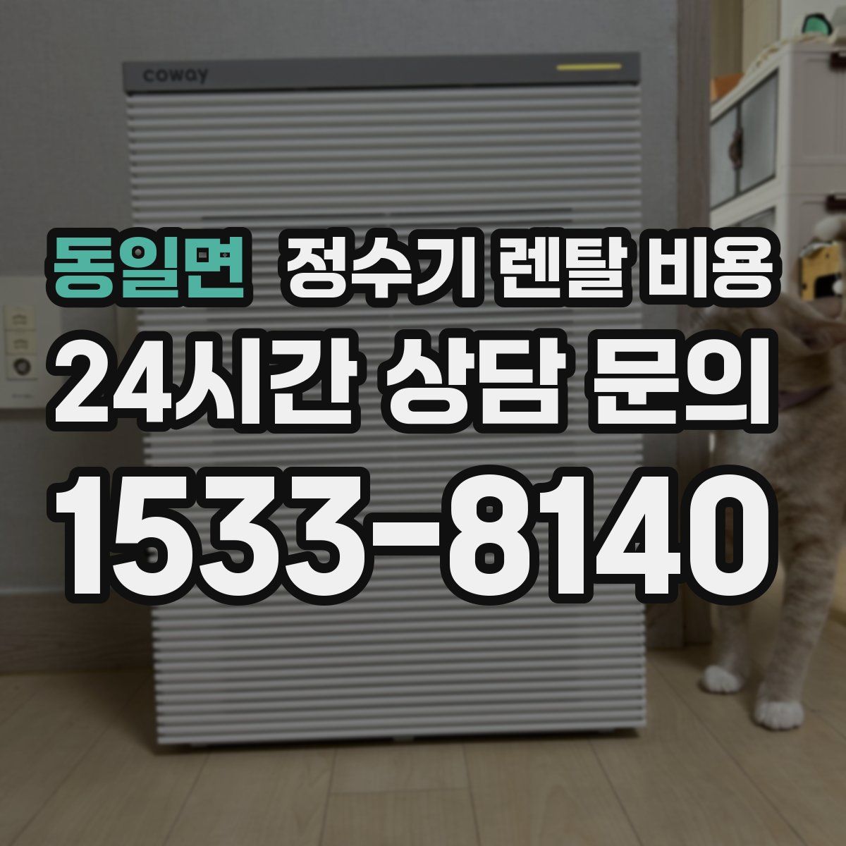 동일면 정수기 렌탈 비용