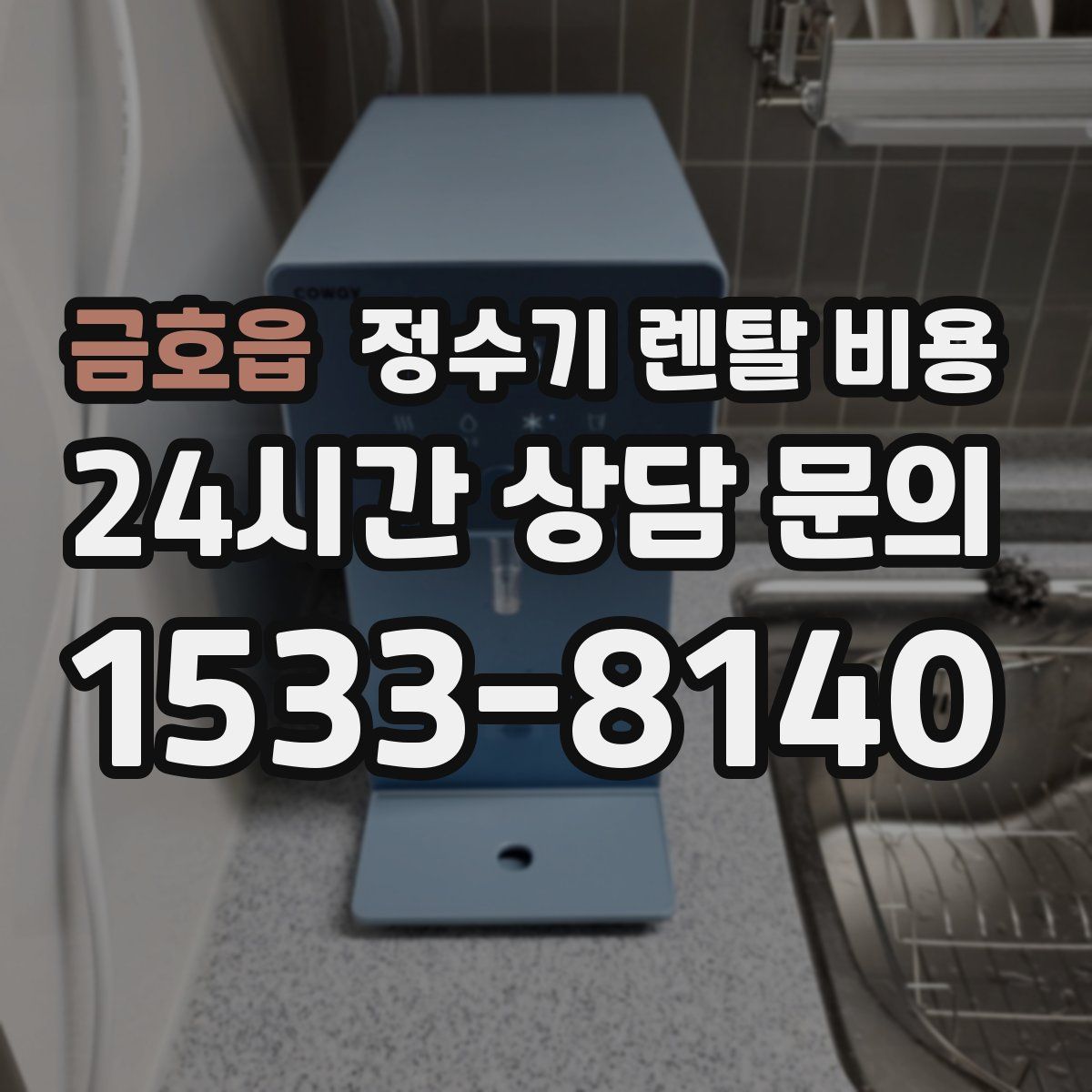 금호읍 정수기 렌탈 비용