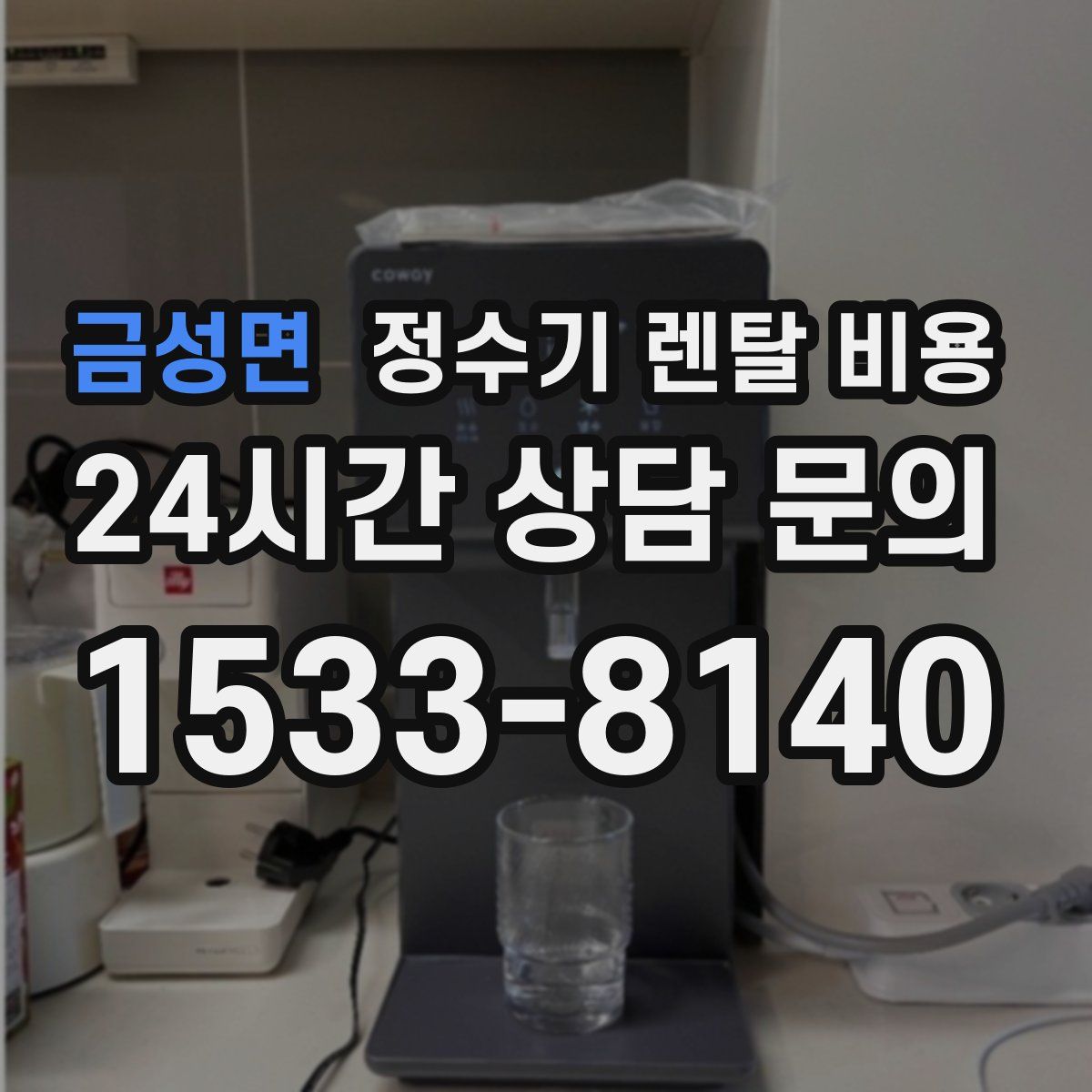 금성면 정수기 렌탈 비용