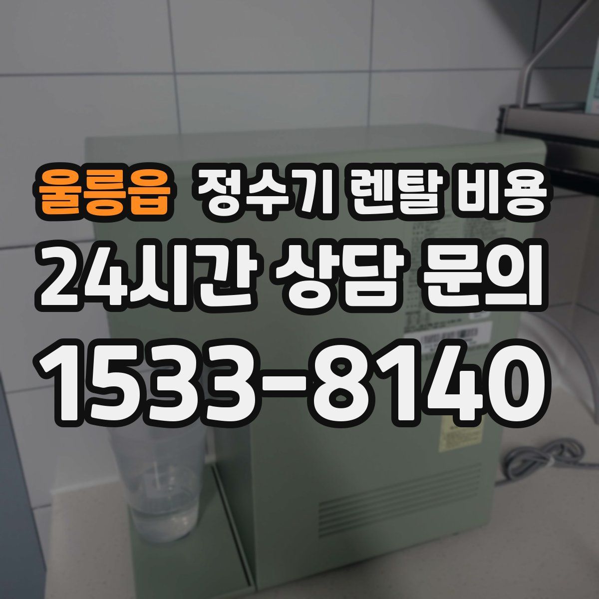 울릉읍 정수기 렌탈 비용