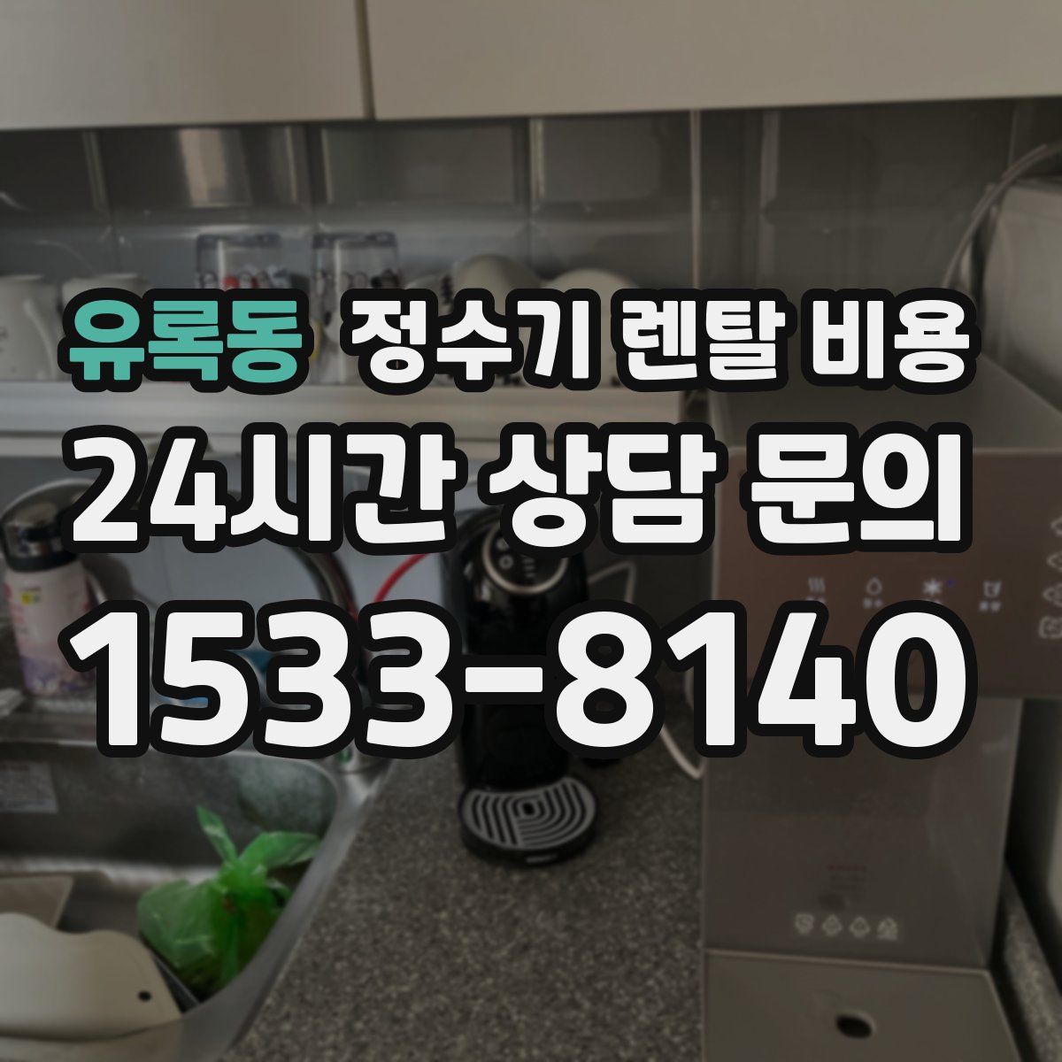 유록동 정수기 렌탈 비용
