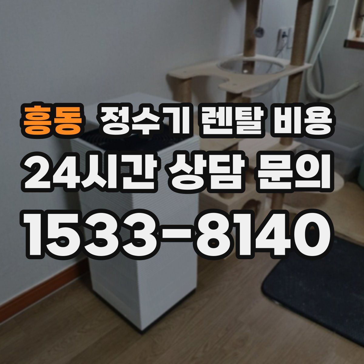 흥동 정수기 렌탈 비용