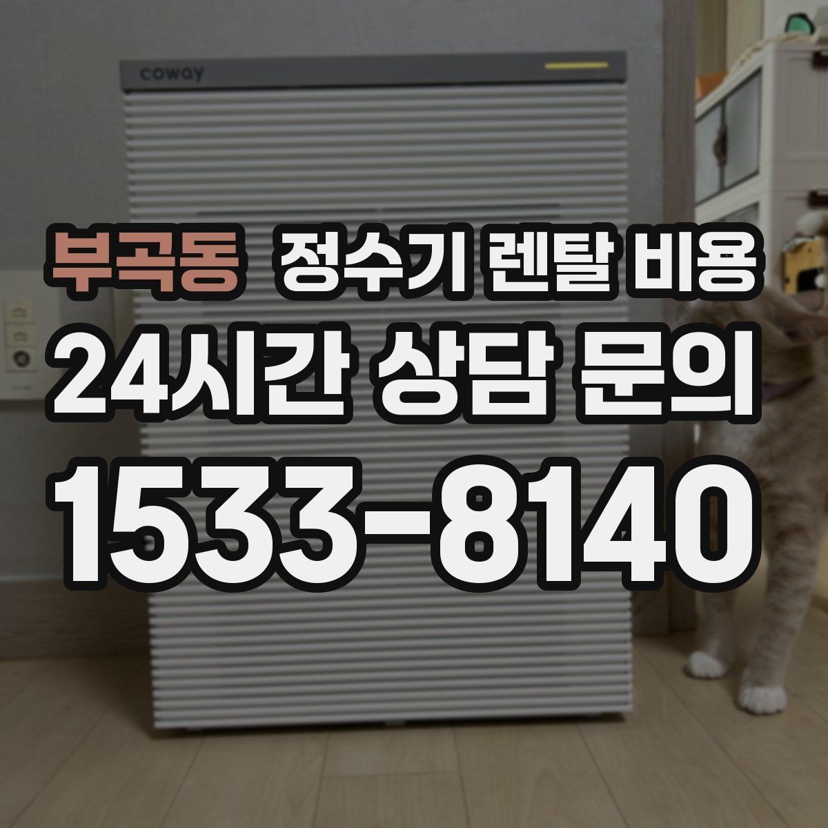 부곡동 정수기 렌탈 비용 유지 관리가 쉬운 제품 특징