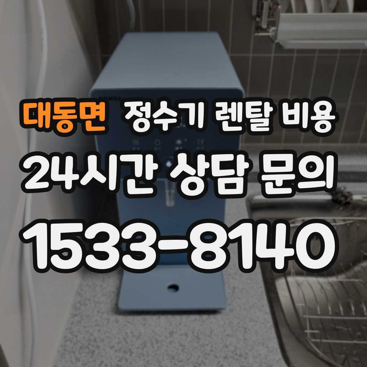 대동면 정수기 렌탈 비용