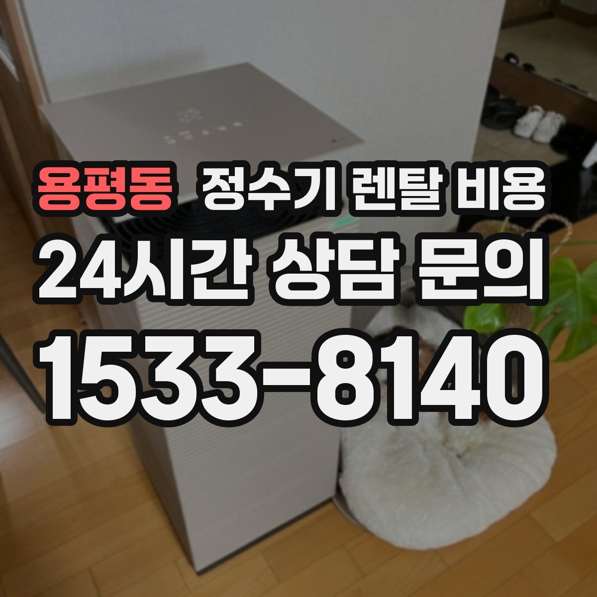 용평동 정수기 렌탈 비용