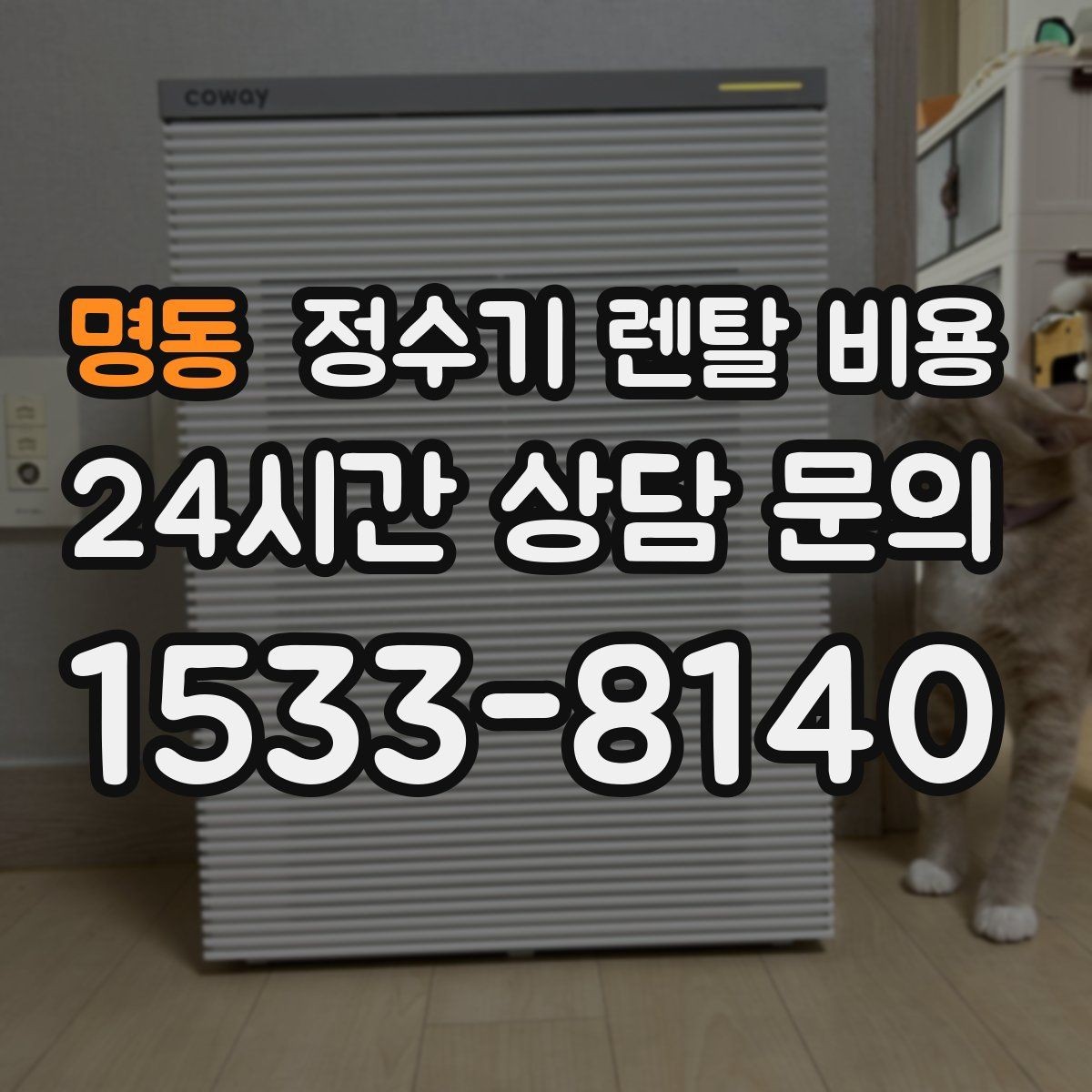 명동 정수기 렌탈 비용 3년 약정과 5년 약정 차이 정리