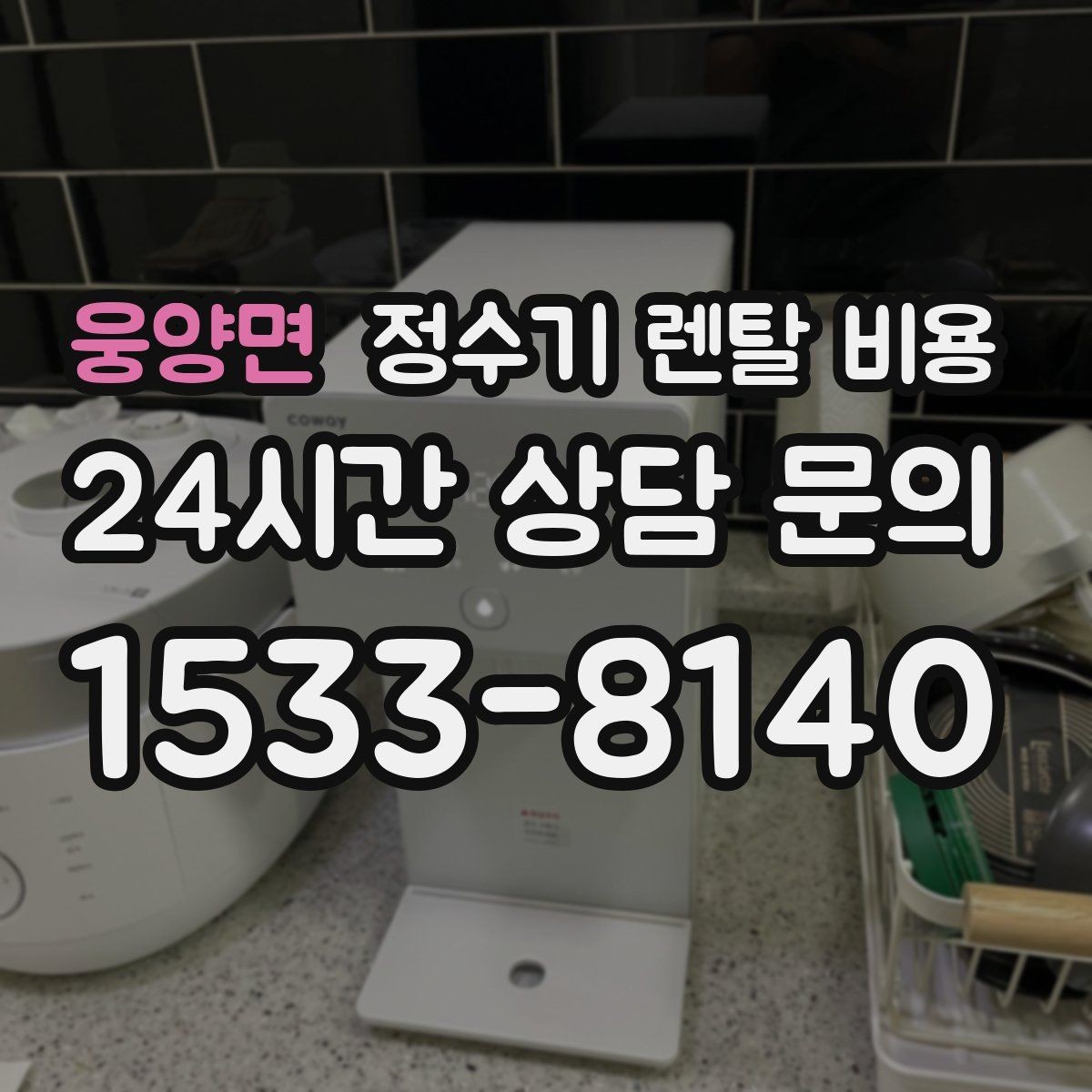 웅양면 정수기 렌탈 비용 월 요금 차이가 생기는 이유 알아보기