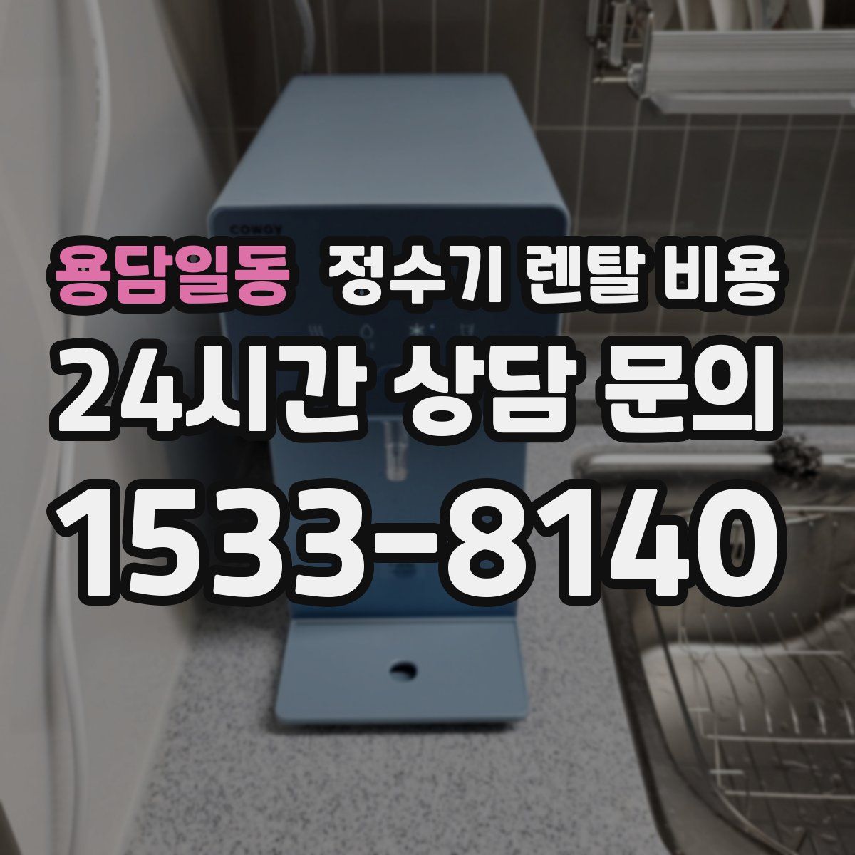 용담일동 정수기 렌탈 비용